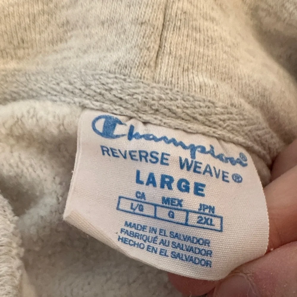 EUC College of Charleston Hoodie Sweatshirt Grey Champion - Picture 4 of 4